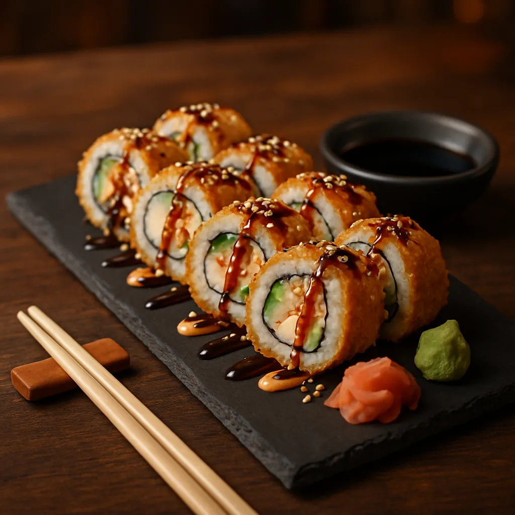 California Roll de Que Fue Sushi — Rollos en El Dorado Residencial, Tijuana