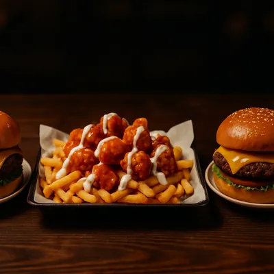 Combo D&A — Hamburguesas de Que Fue Sushi en Tijuana