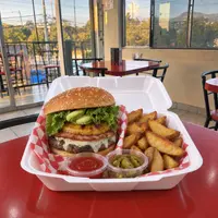Hamburguesa Hawaiana — Hamburguesas de Que Fue Sushi en Tijuana