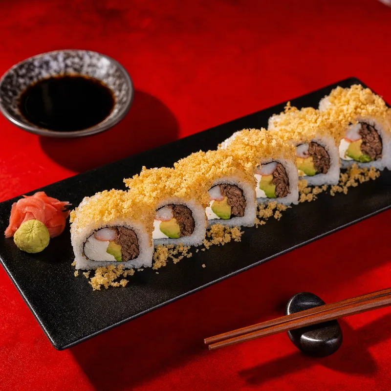 Mar y Tierra Roll de Que Fue Sushi — Rollos en El Dorado Residencial, Tijuana