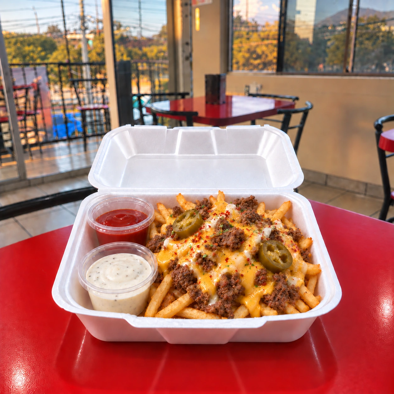 Papas con Carne de Que Fue Sushi — Papas en El Dorado Residencial, Tijuana