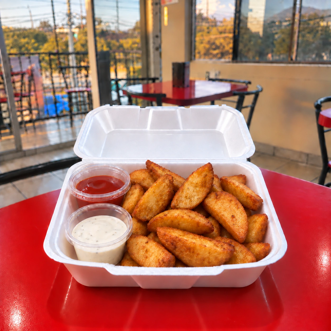 Papas en Gajo de Que Fue Sushi — Papas en El Dorado Residencial, Tijuana
