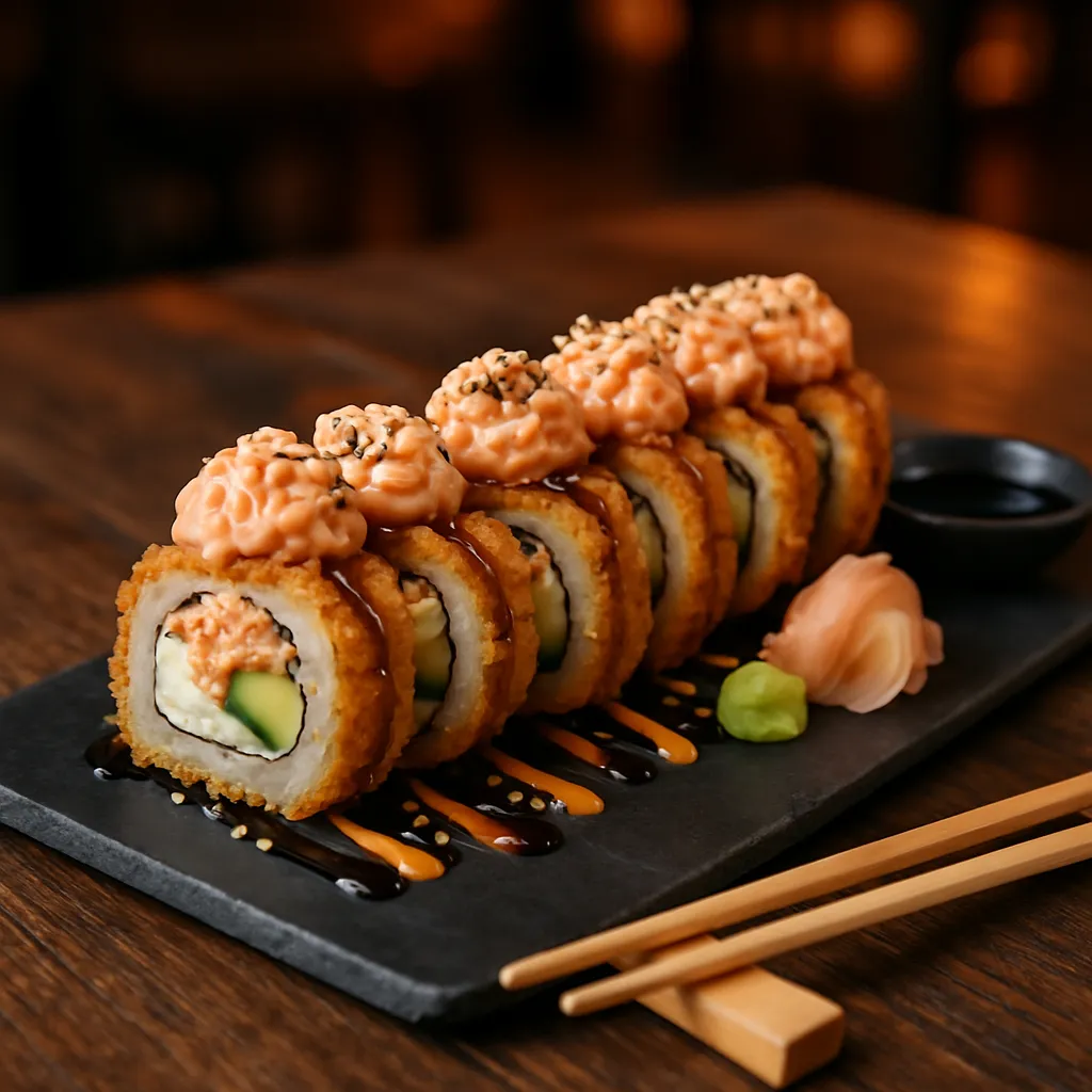 Tampico Roll de Que Fue Sushi — Rollos en El Dorado Residencial, Tijuana