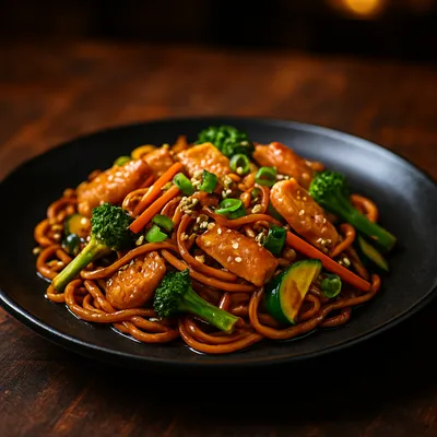 Yakisoba de Pollo — Platillos de Que Fue Sushi en Tijuana